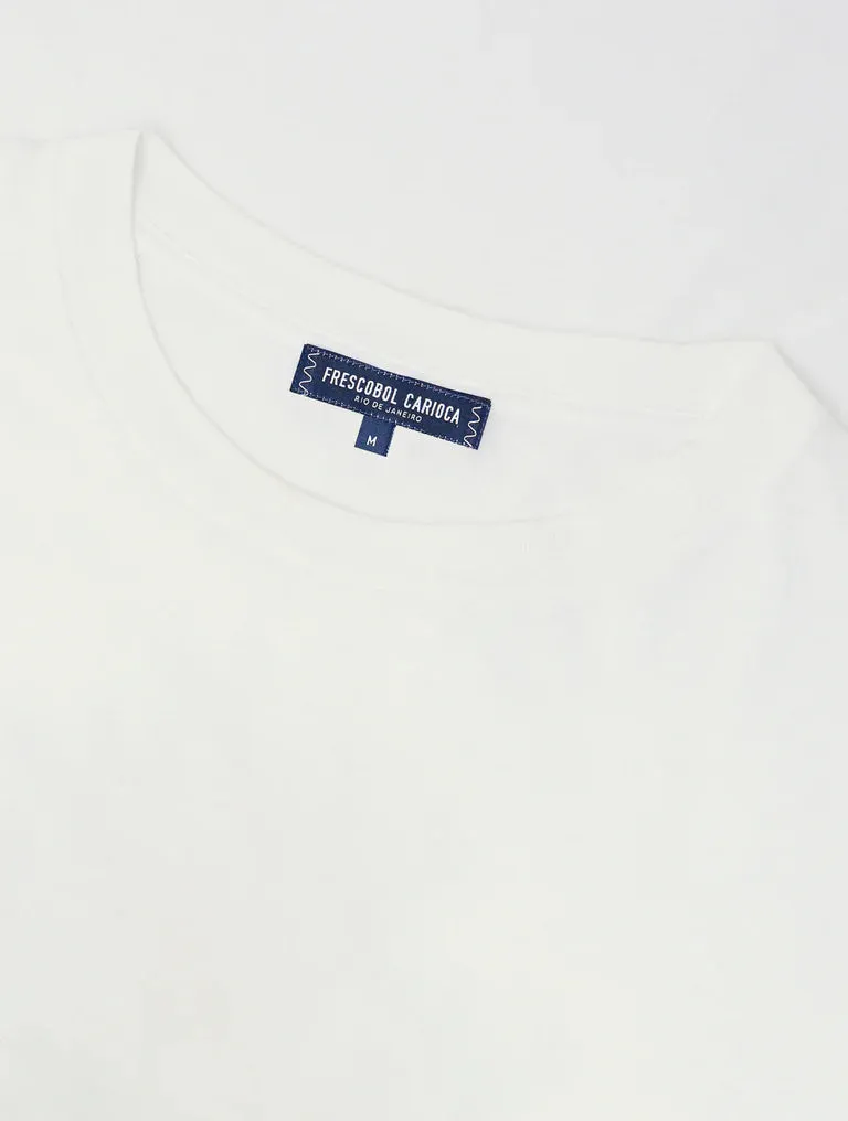 Dinis Linen Blend T-Shirt White sold by Sand Dollar product image thumbnail 3