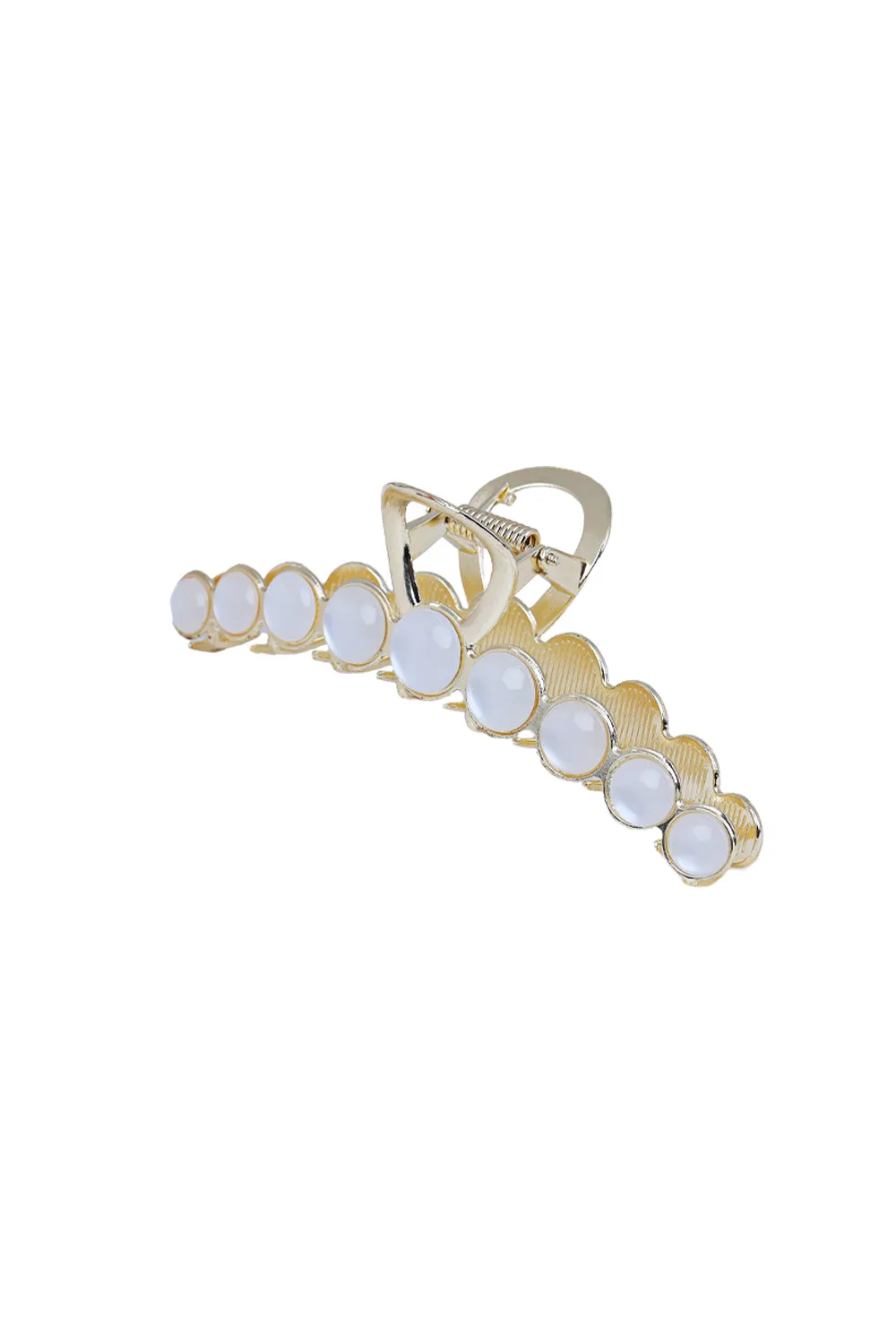 Elegant Gold Round Hair Claw Clip sold by Sand Dollar product image thumbnail 2