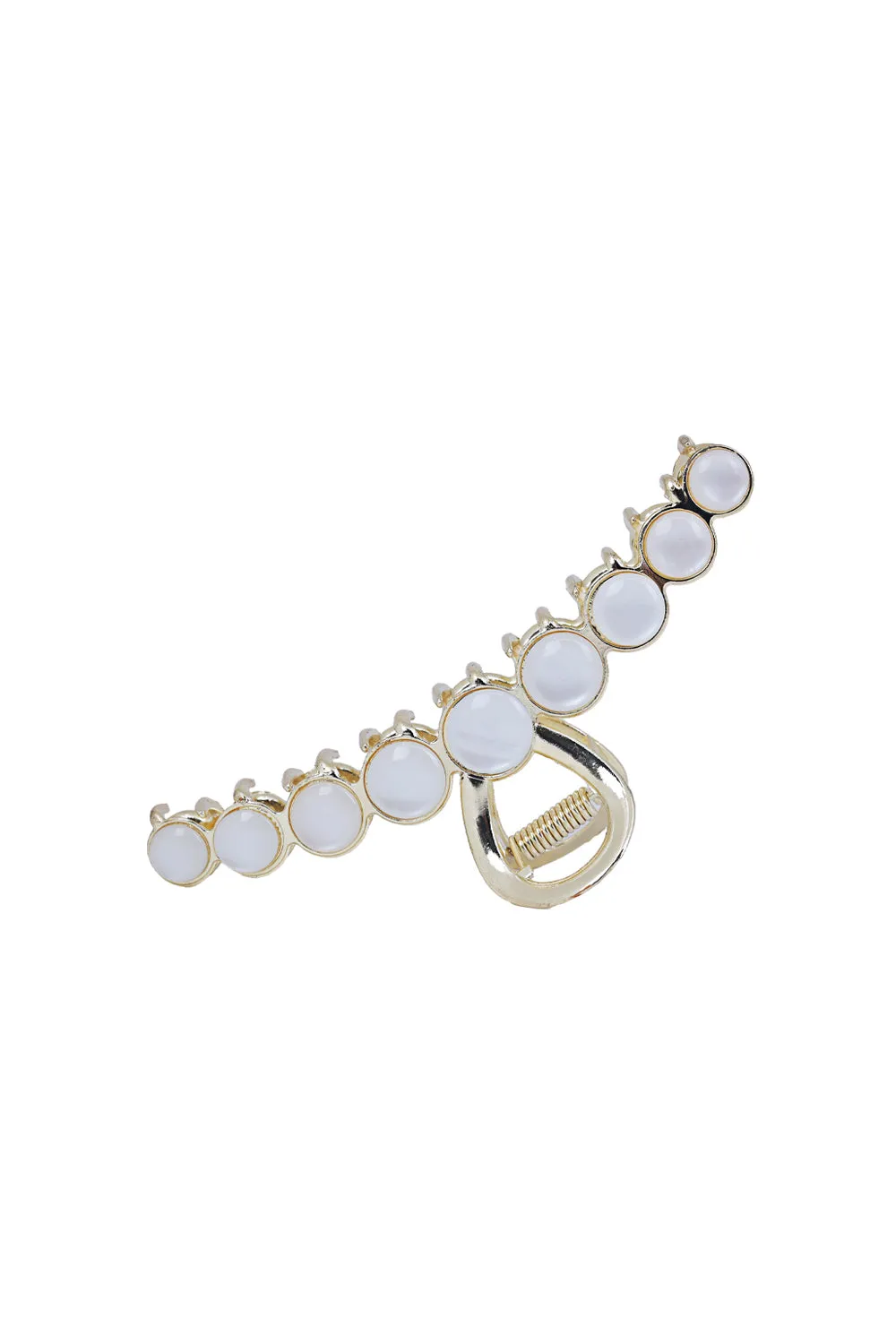Elegant Gold Round Hair Claw Clip sold by Sand Dollar product image thumbnail 3