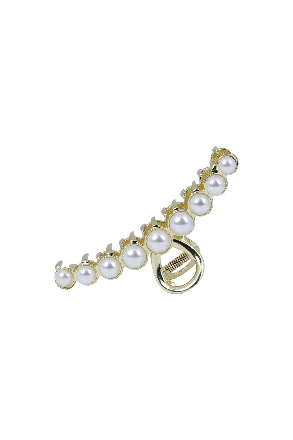Gold Pearl Hair Claw Clip sold by Sand Dollar product image thumbnail 3