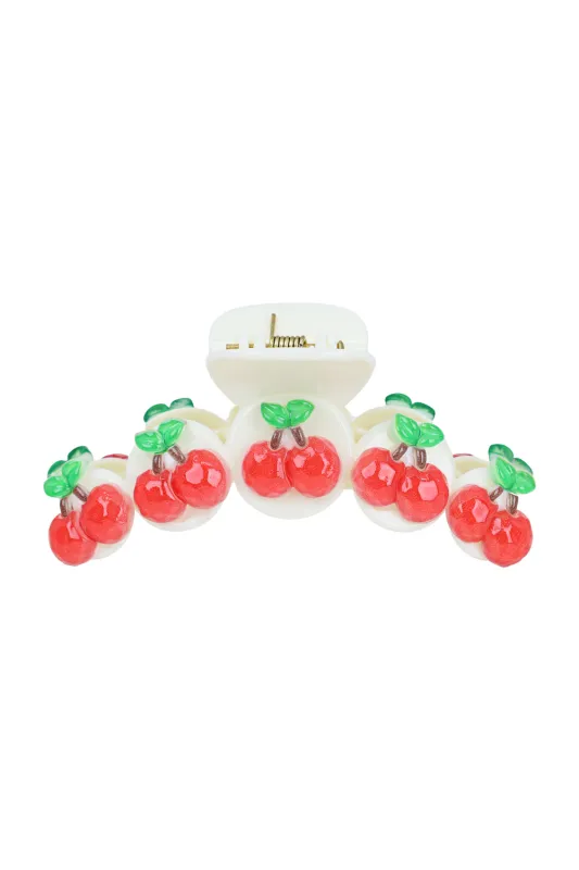 Jelly Cherry Hair Claw Clips sold by Sand Dollar