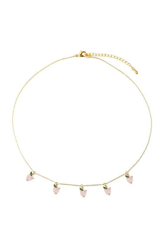 Peach Charm Necklace sold by Sand Dollar