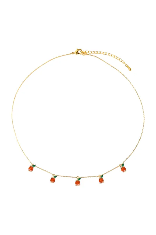 Orange Charm Necklace sold by Sand Dollar