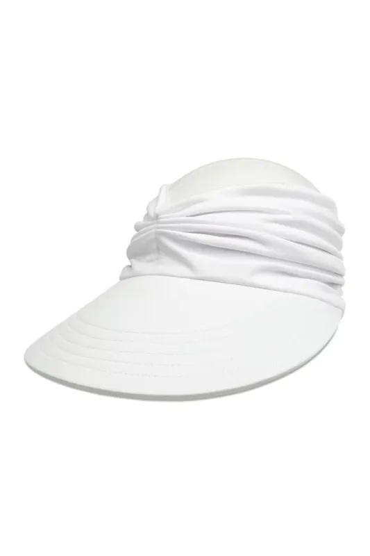 Twist Turban Sun Cap White sold by Sand Dollar