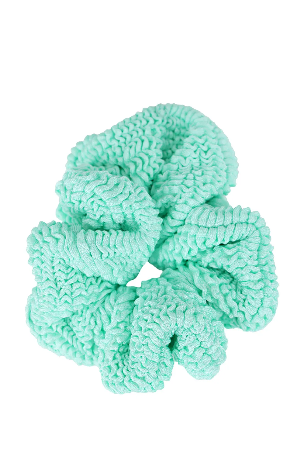 Scrunchie Metallic Mint sold by Sand Dollar
