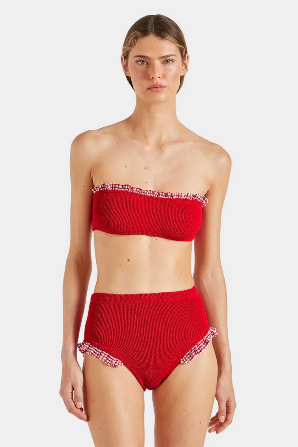 Peggy Bikini Red Gingham sold by Sand Dollar product image thumbnail 2