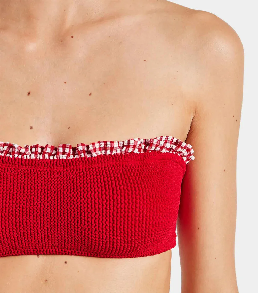 Peggy Bikini Red Gingham sold by Sand Dollar product image thumbnail 5