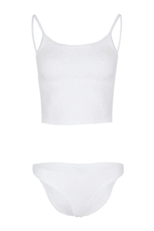 Strap Bikini White sold by Sand Dollar