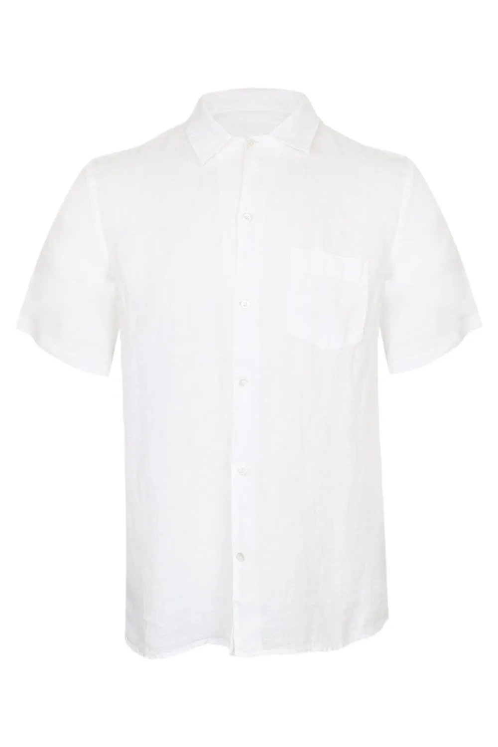 Sifnos Shirt Linen White sold by Sand Dollar