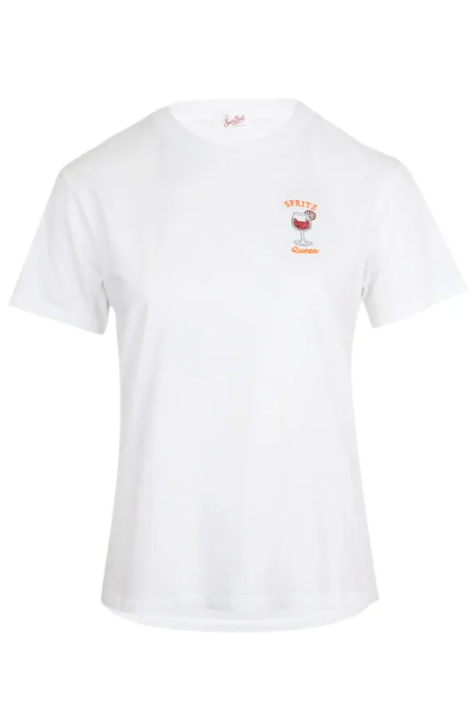 Emilie Crew Neck T-Shirt Spritz Queen sold by Sand Dollar