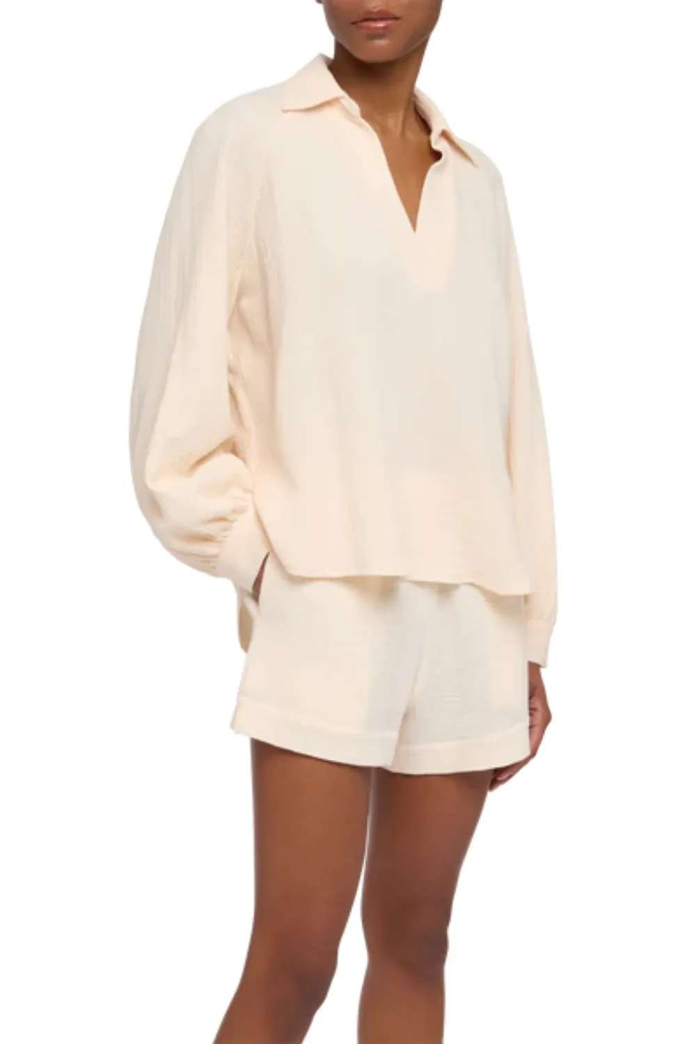 Maira Off White Muslin Blouse sold by Sand Dollar product image thumbnail 2