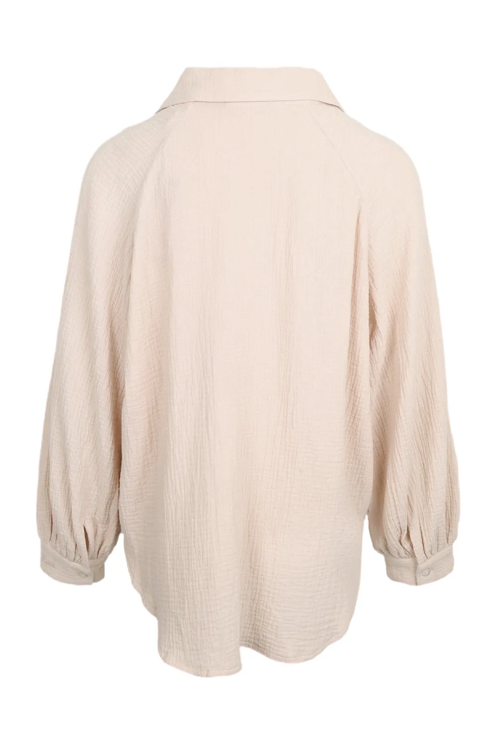 Maira Off White Muslin Blouse sold by Sand Dollar product image thumbnail 3