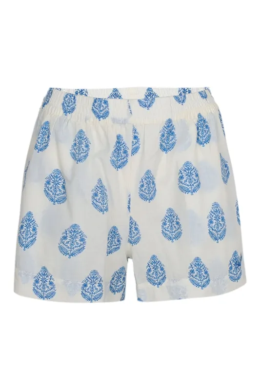 Meave Cotton Short Paisley Leaf Pattern sold by Sand Dollar