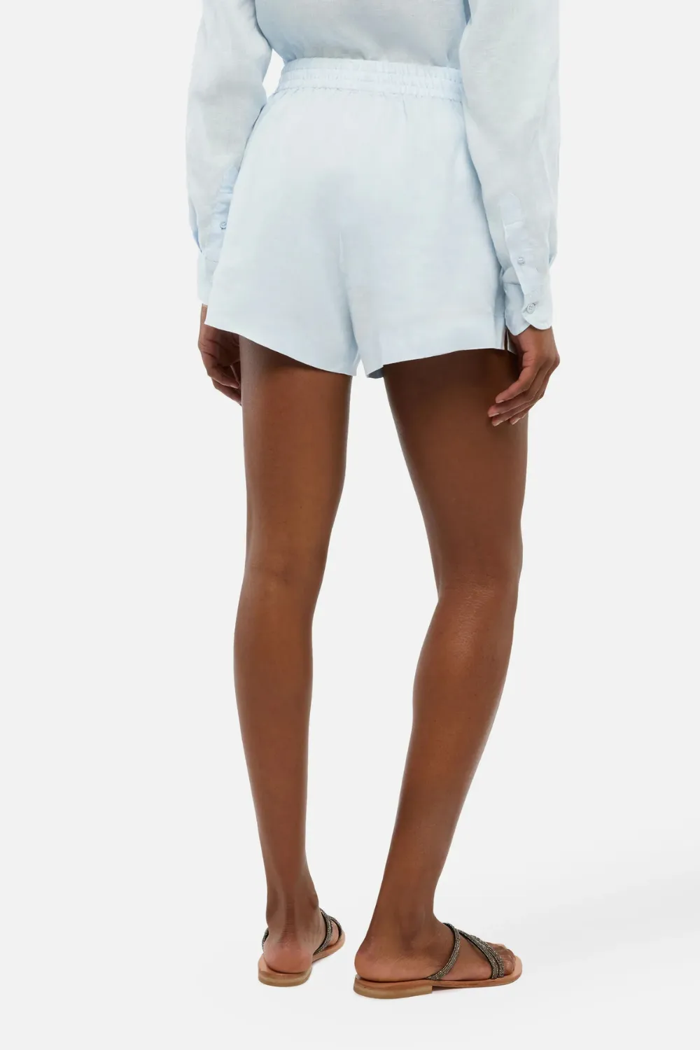 Meave Linen Short Light Blue sold by Sand Dollar product image thumbnail 4