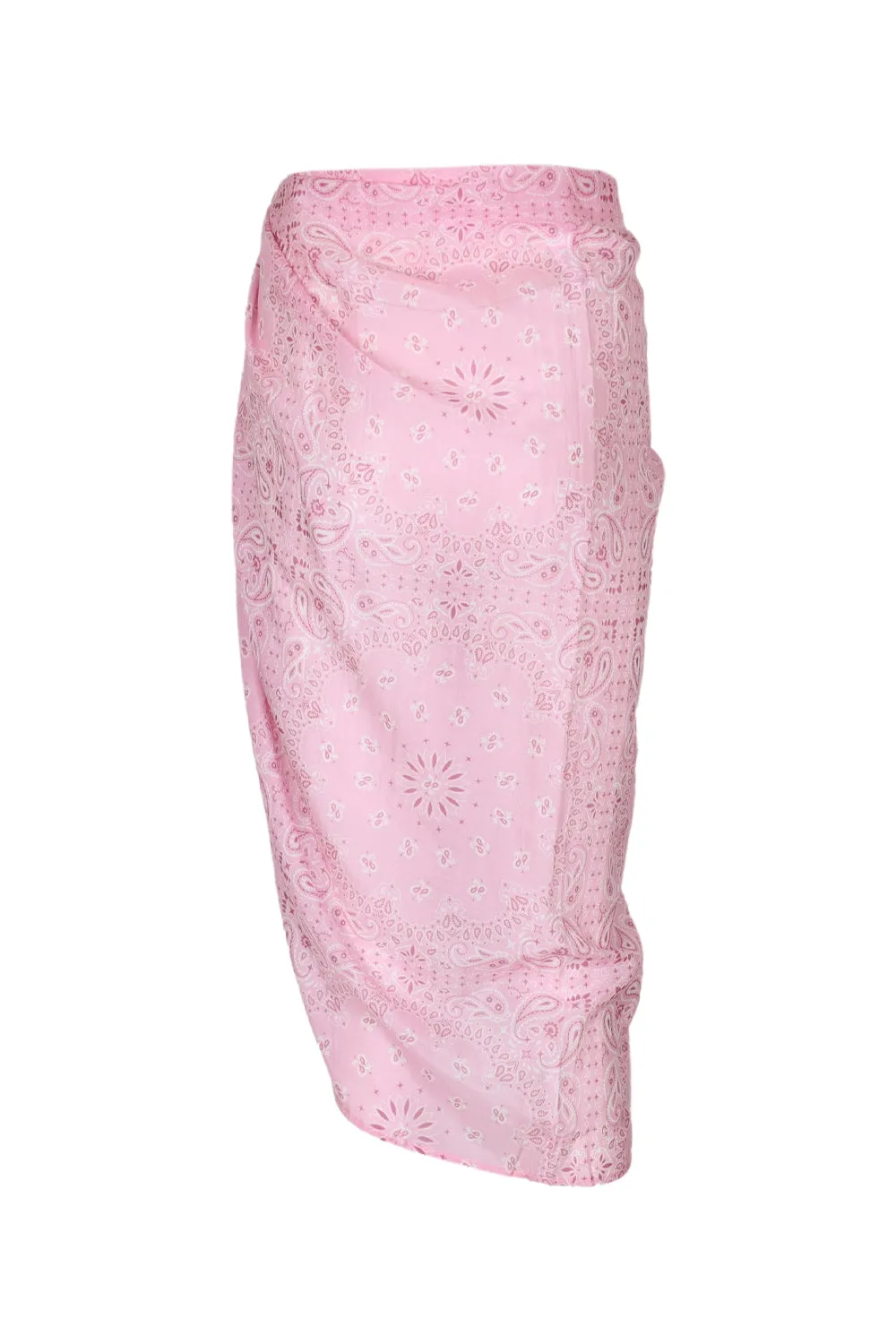 Oasi Silk Voile Long Pareo with Bandanna Print Pink sold by Sand Dollar product image thumbnail 2