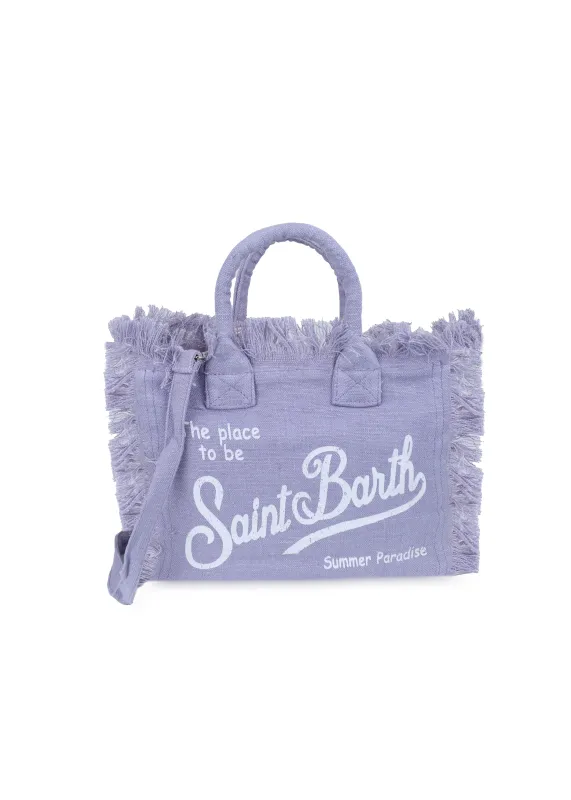 Colette Linen Lilac Bag sold by Sand Dollar