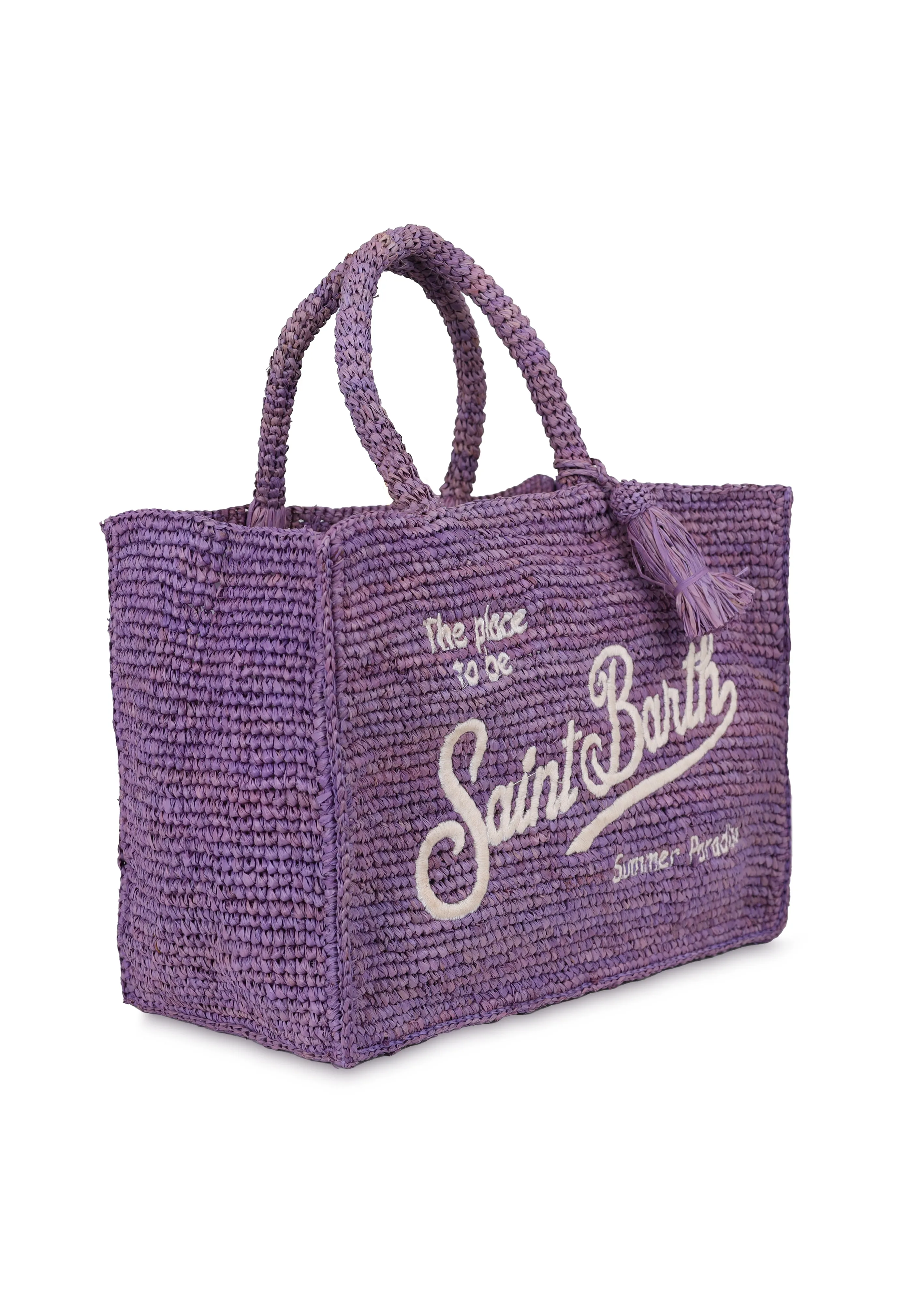 Colette Raffia Handbag Lilac Color sold by Sand Dollar product image thumbnail 2
