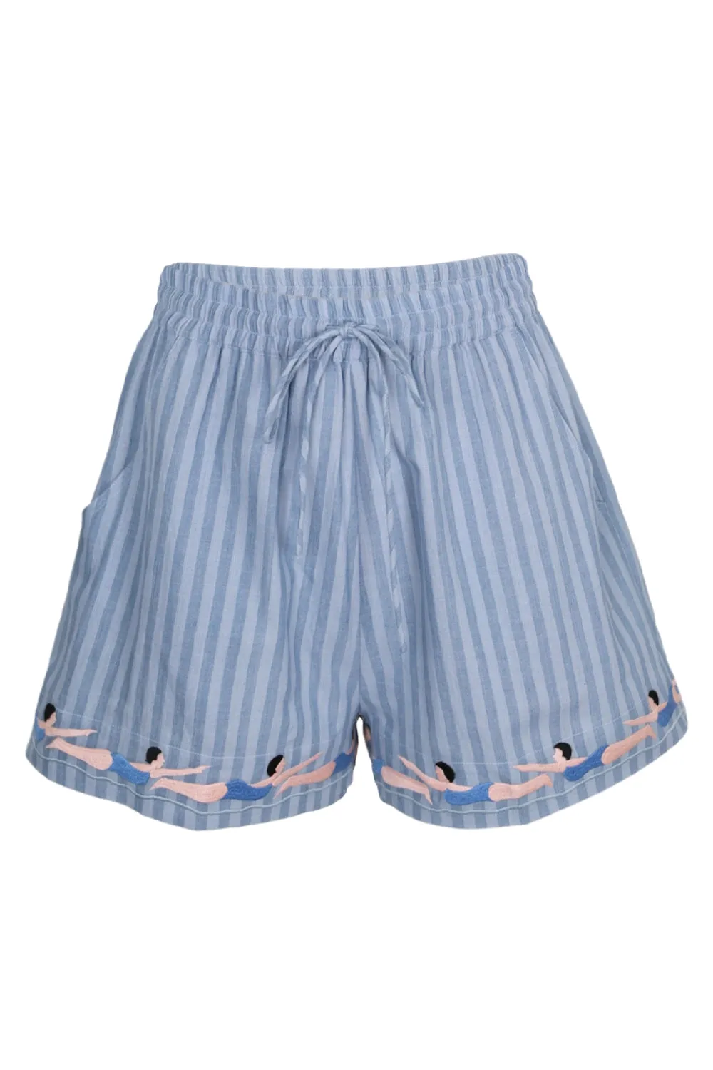 Blue Stripe Diver Set Linen sold by Sand Dollar product image thumbnail 4