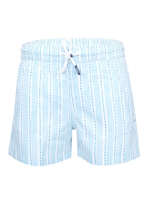Men Swim Short Stripes Blue sold by Sand Dollar