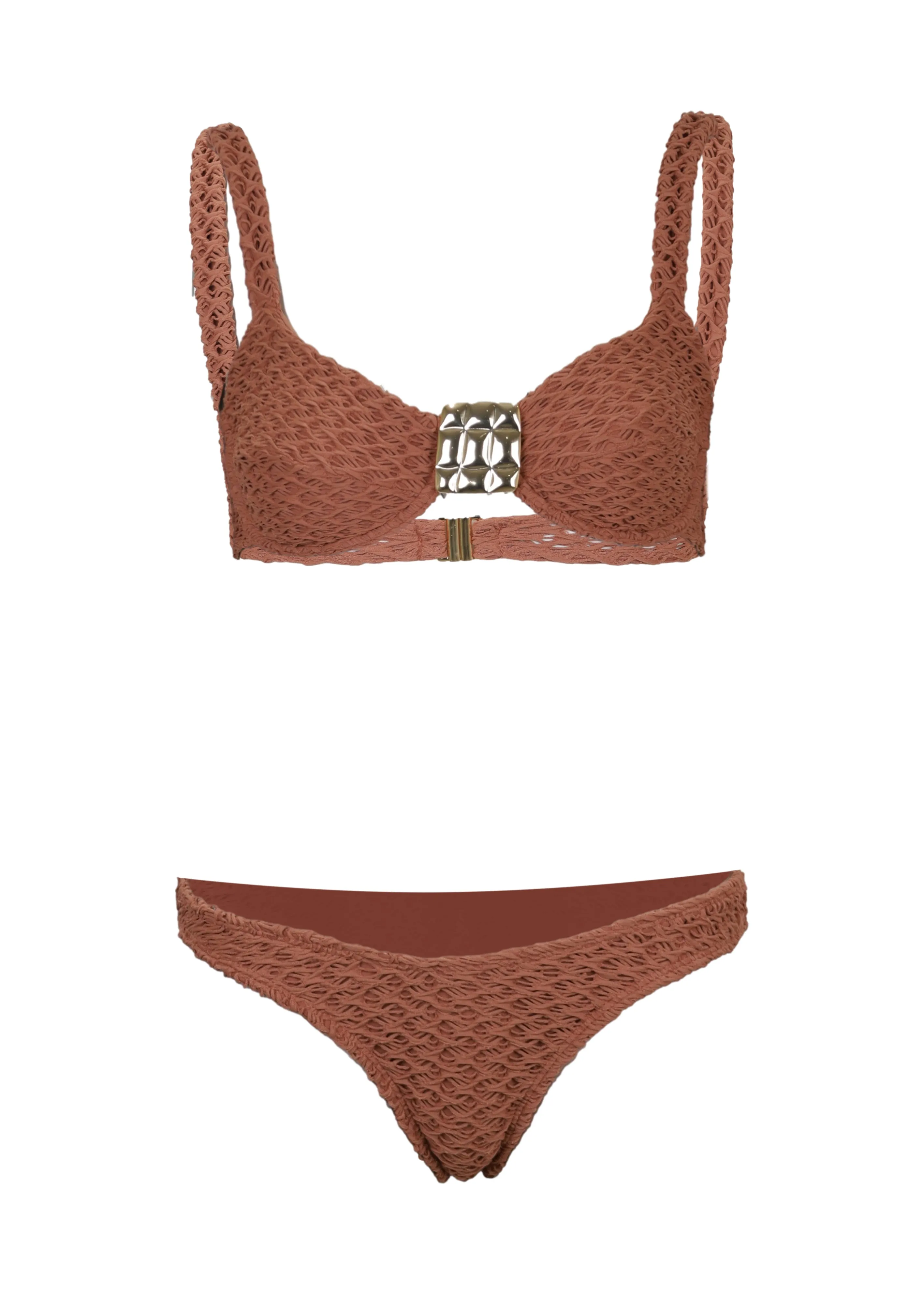 Seychelles Mocha Bikini Set sold by Sand Dollar