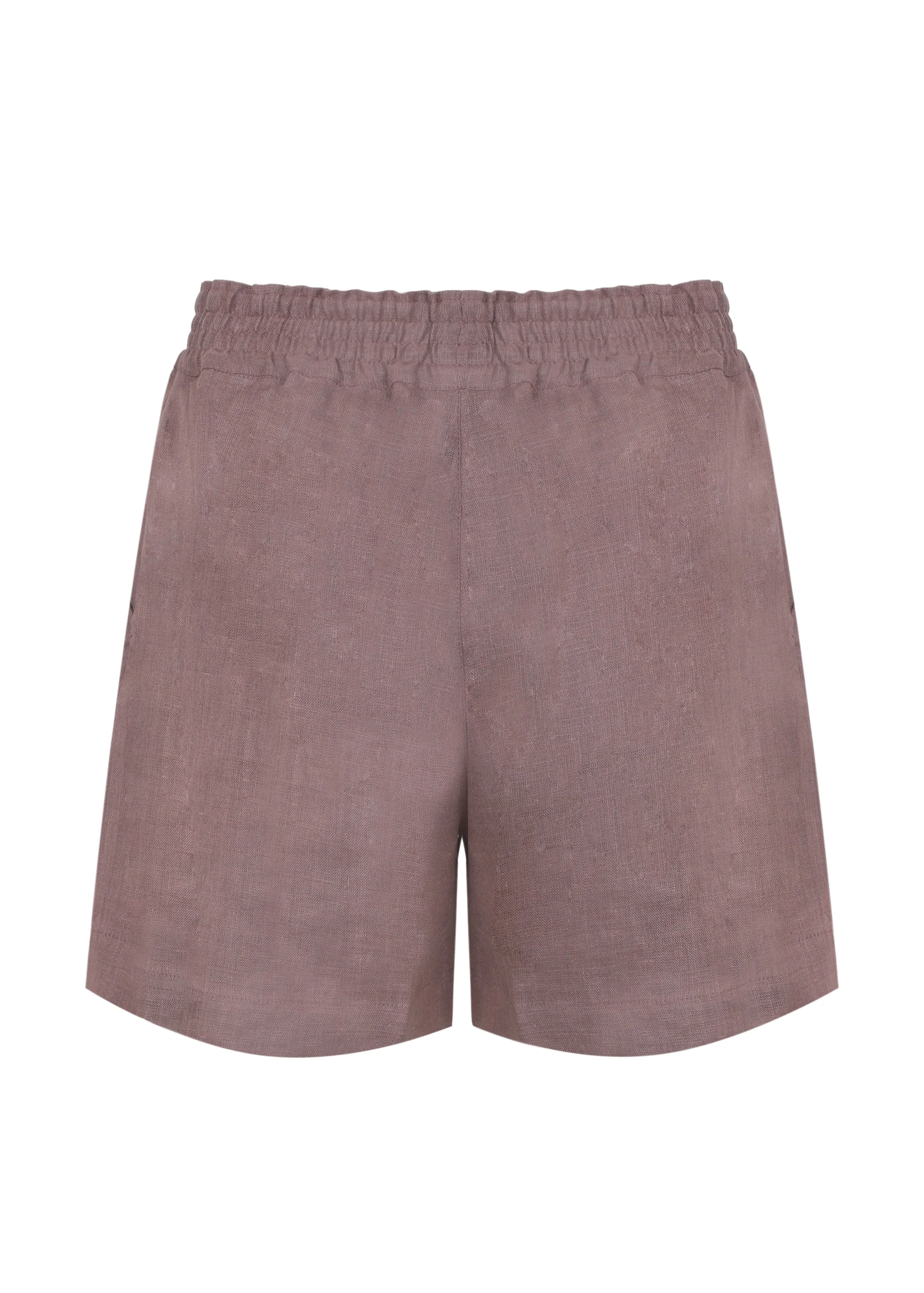Biscuit Linen Shorts sold by Sand Dollar