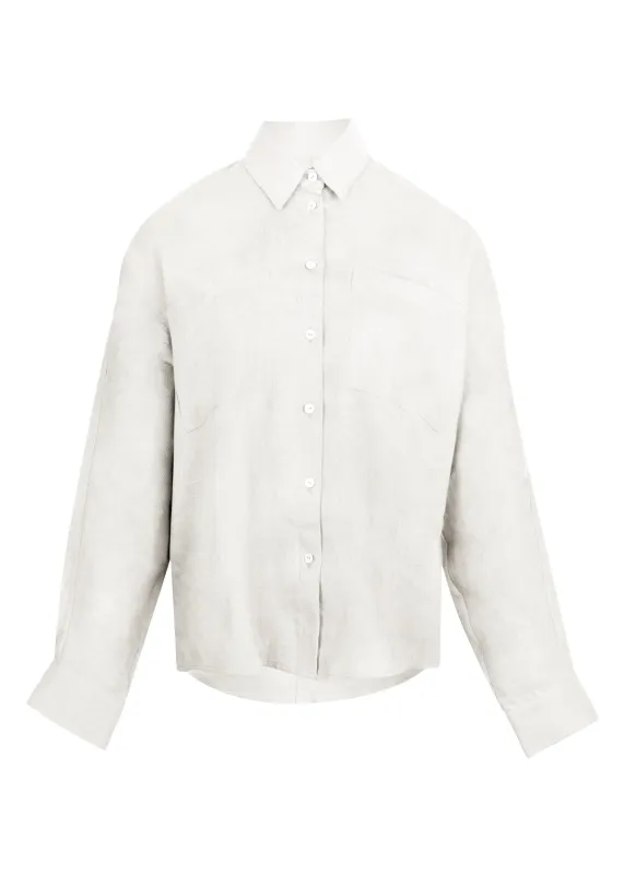 Cream Linen Shirt sold by Sand Dollar