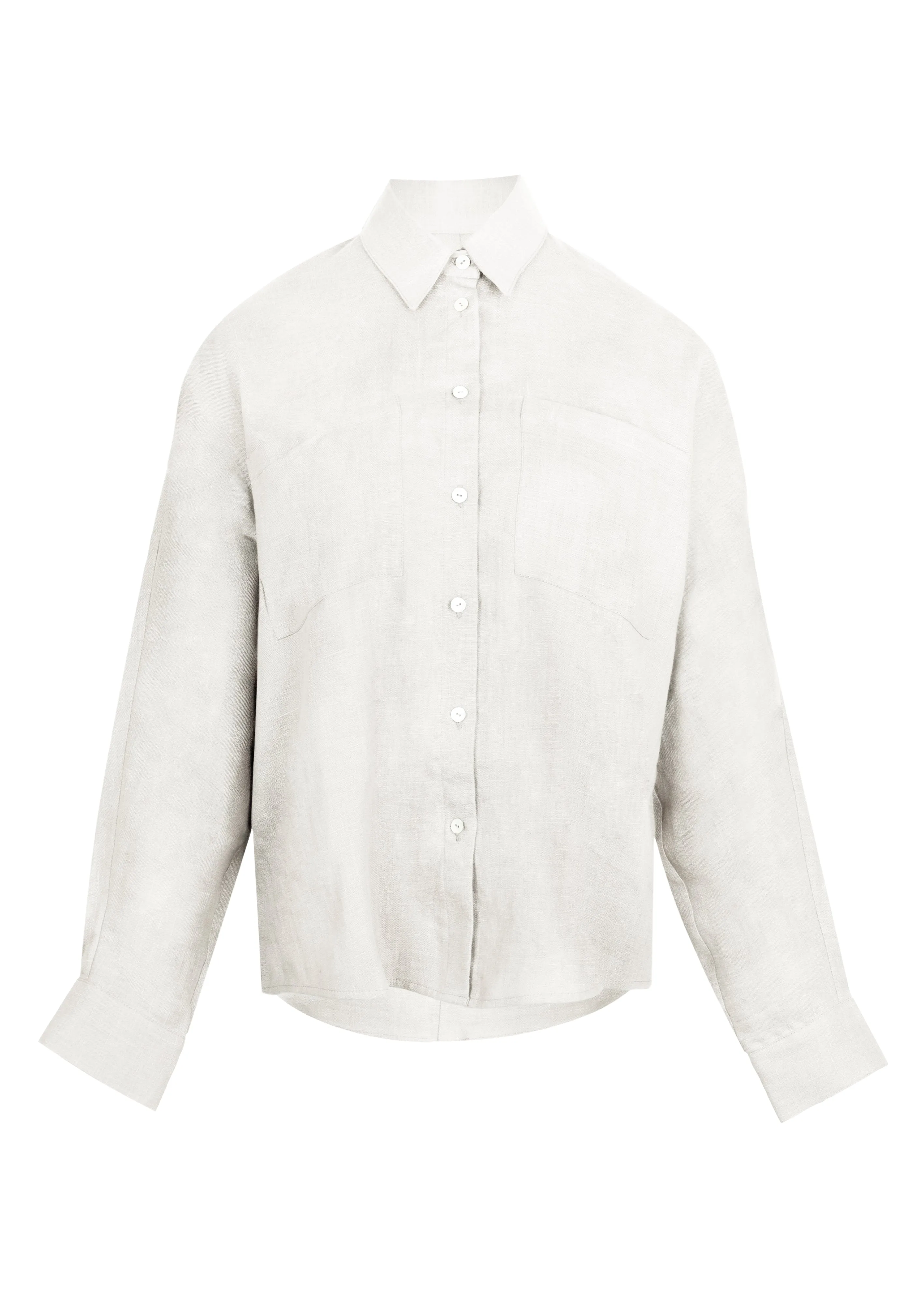 Cream Linen Shirt sold by Sand Dollar