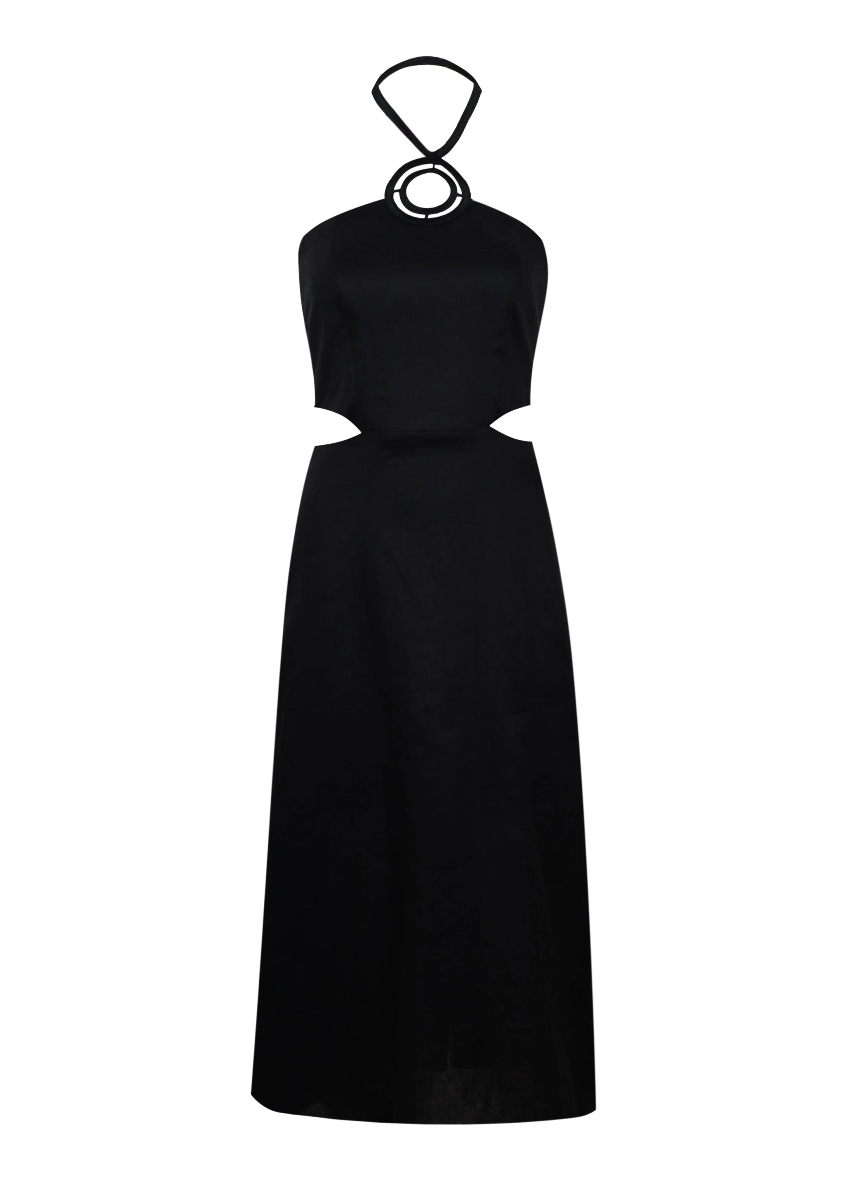 Jane Long Dress Black sold by Sand Dollar
