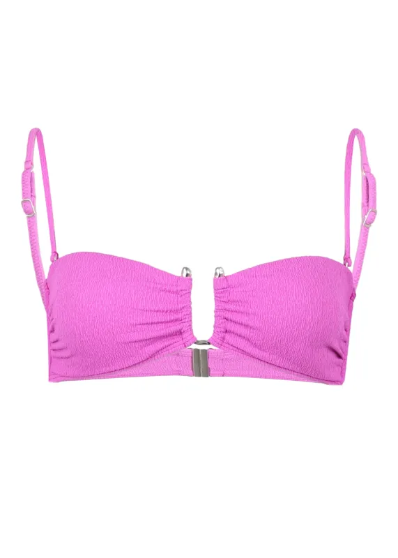 Firenze Jill Square Bandeau Top French Rose sold by Sand Dollar