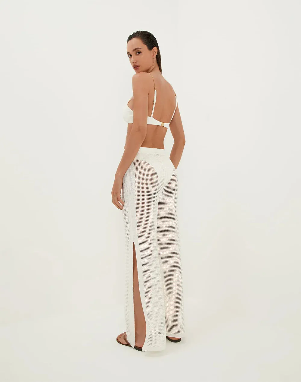 Knit Valerie Pants Off White sold by Sand Dollar product image thumbnail 4