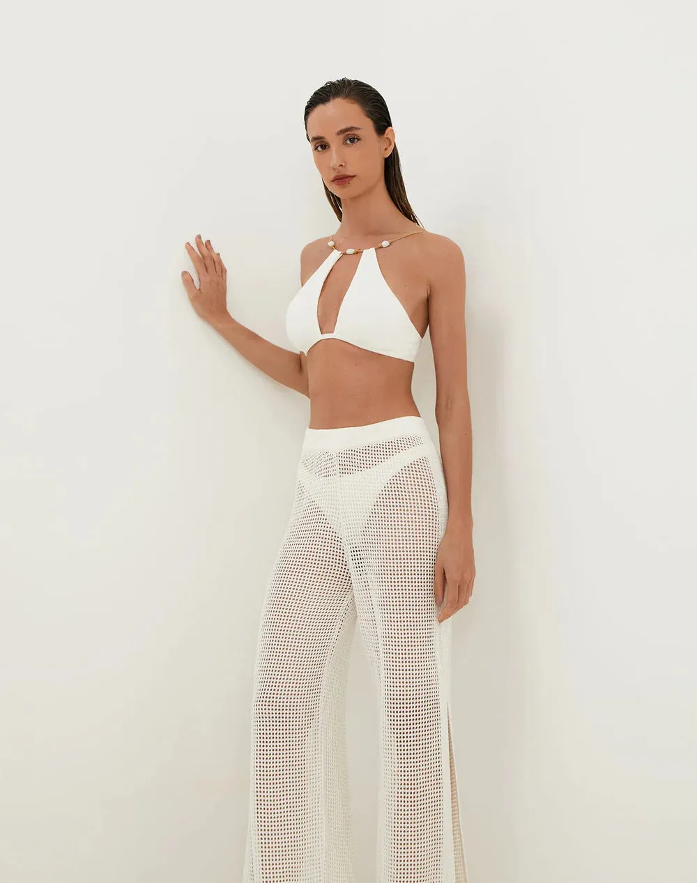 Knit Valerie Pants Off White sold by Sand Dollar product image thumbnail 5