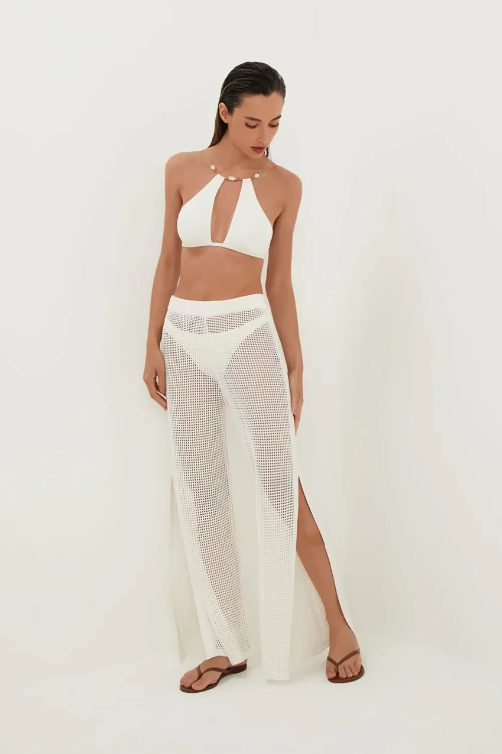 Knit Valerie Pants Off White sold by Sand Dollar product image thumbnail 2