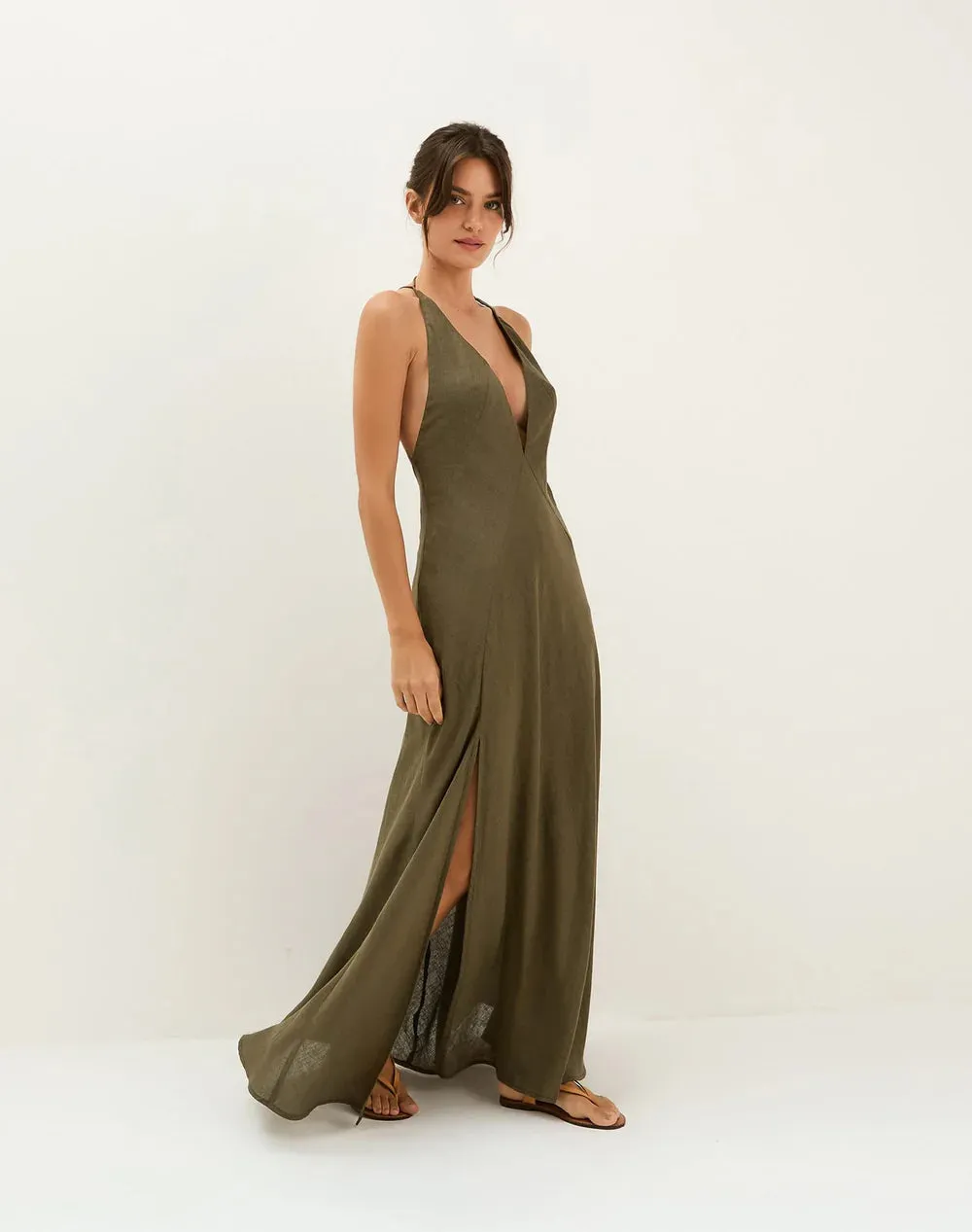 Marbella Long Dress Evergreen sold by Sand Dollar product image thumbnail 5