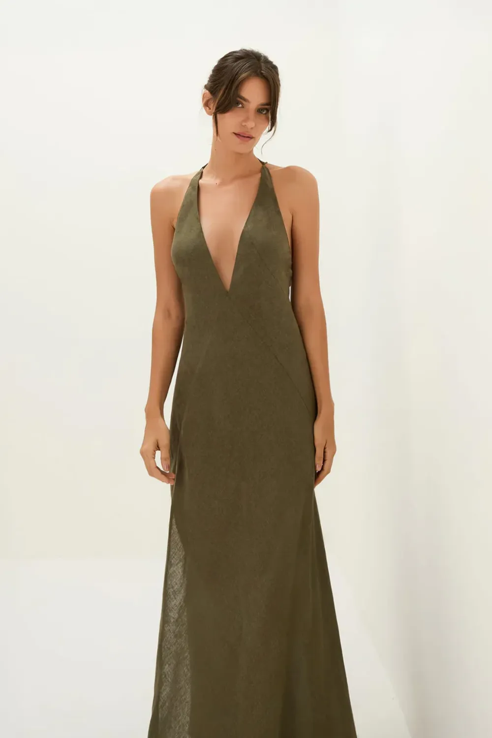 Marbella Long Dress Evergreen sold by Sand Dollar product image thumbnail 2