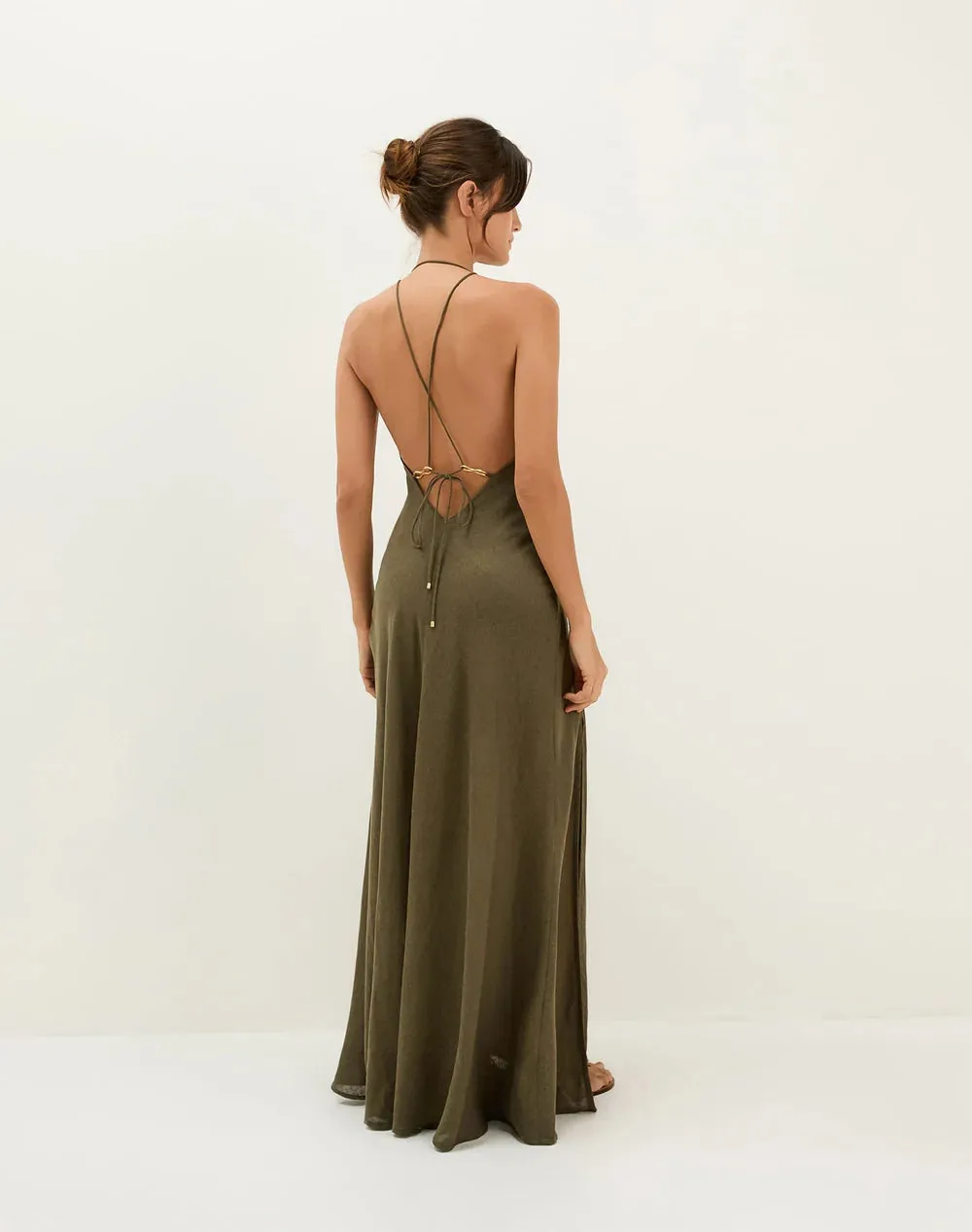 Marbella Long Dress Evergreen sold by Sand Dollar product image thumbnail 4