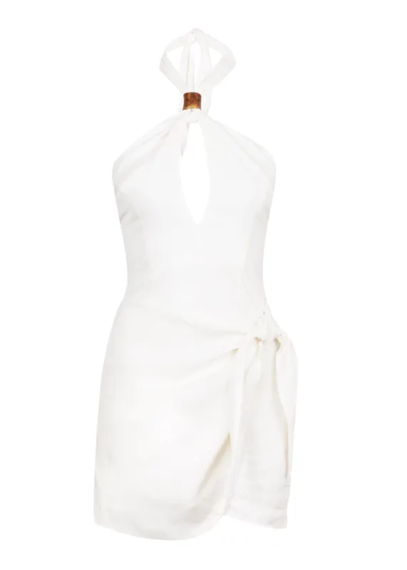Luna Short Dress Off White sold by Sand Dollar