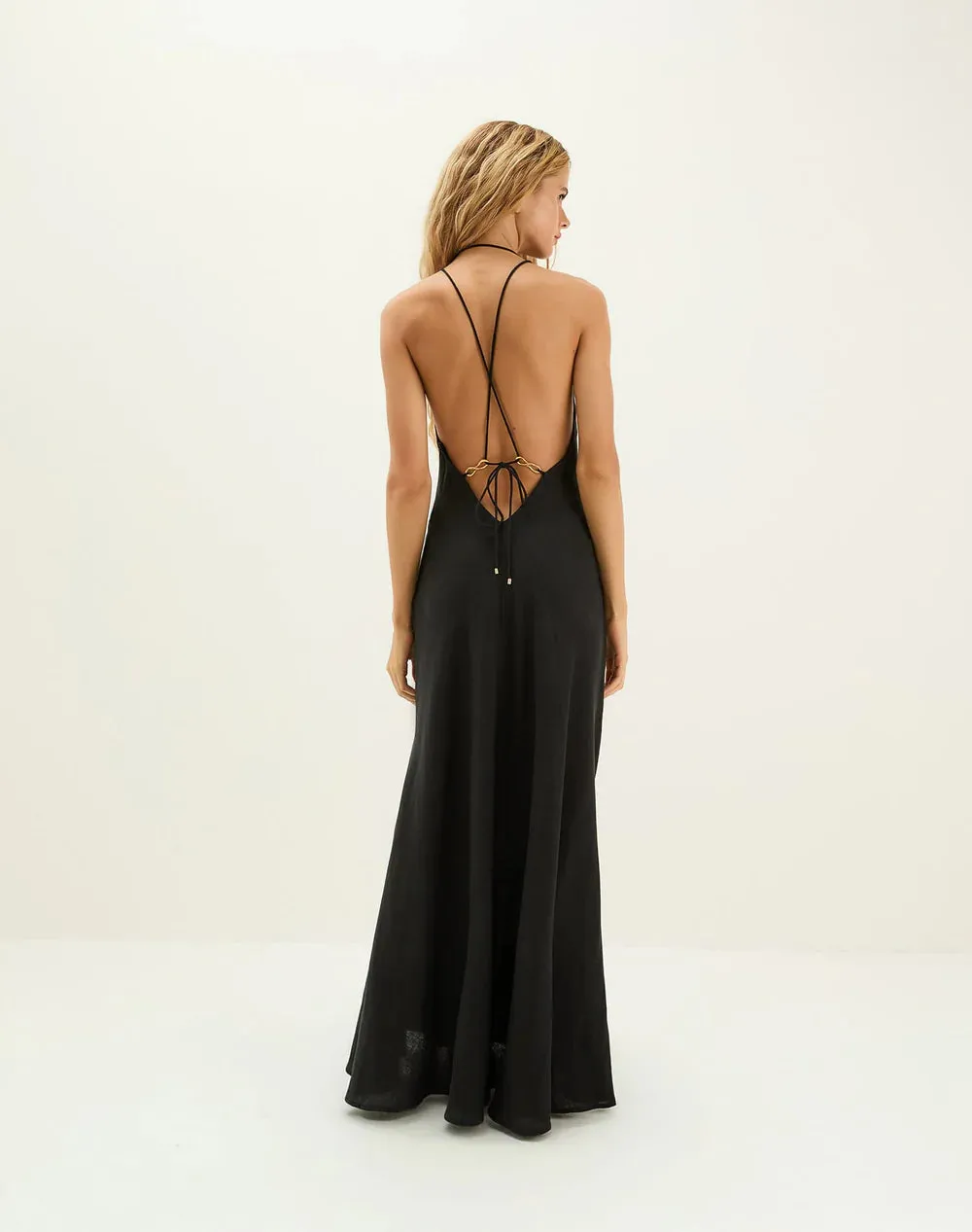 Marbella Long Dress Black sold by Sand Dollar product image thumbnail 4