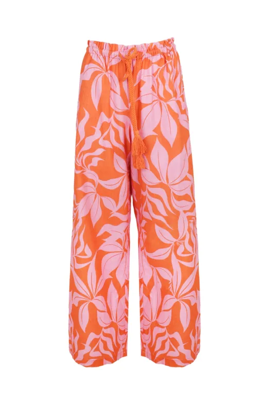 Gathered Wide Leg Pant Brasile sold by Sand Dollar