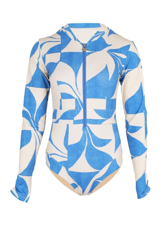 Panelled Long Sleeve One Piece Ipamena sold by Sand Dollar