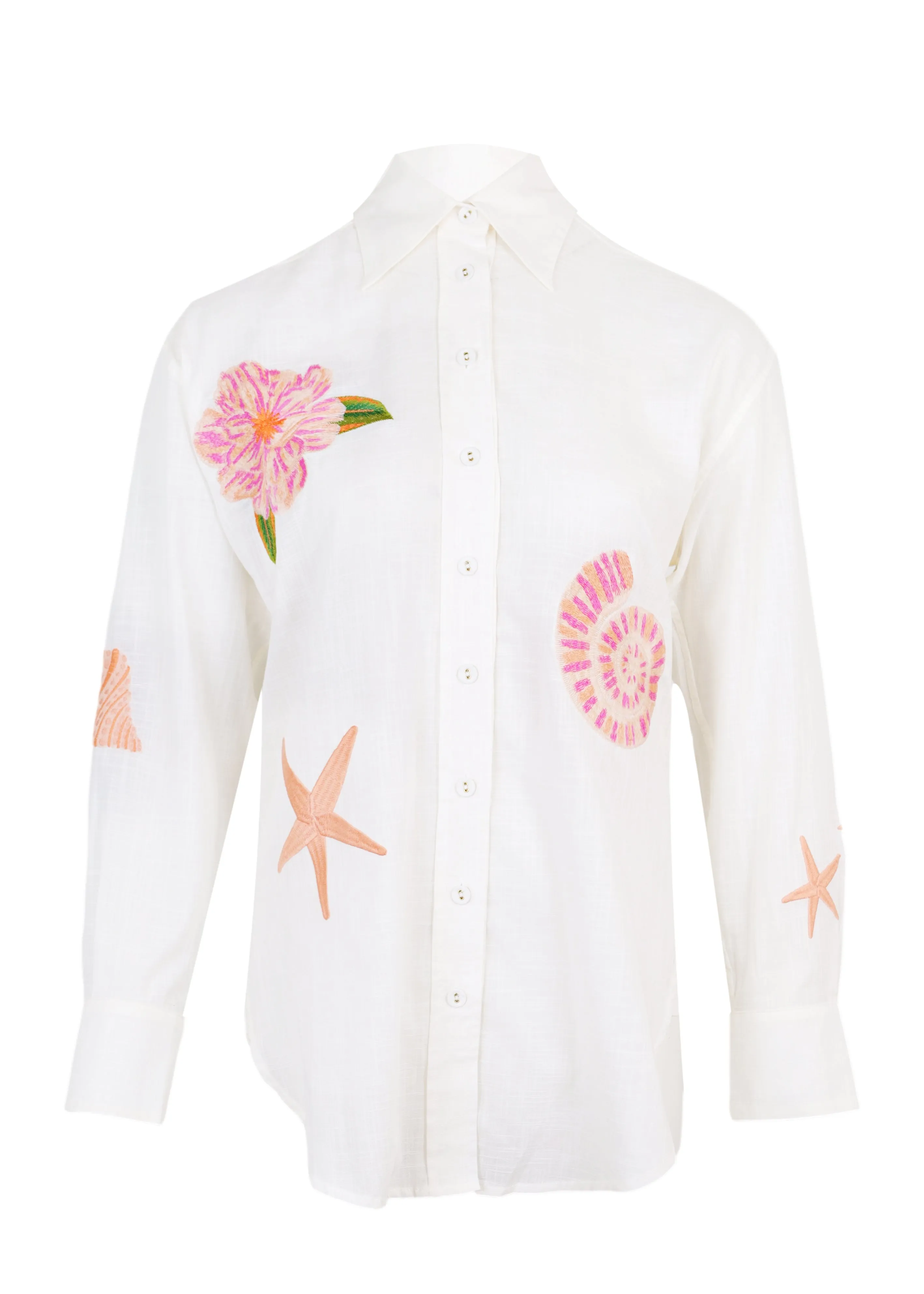 Embroidered Long Sleeve Shirt Alcio sold by Sand Dollar