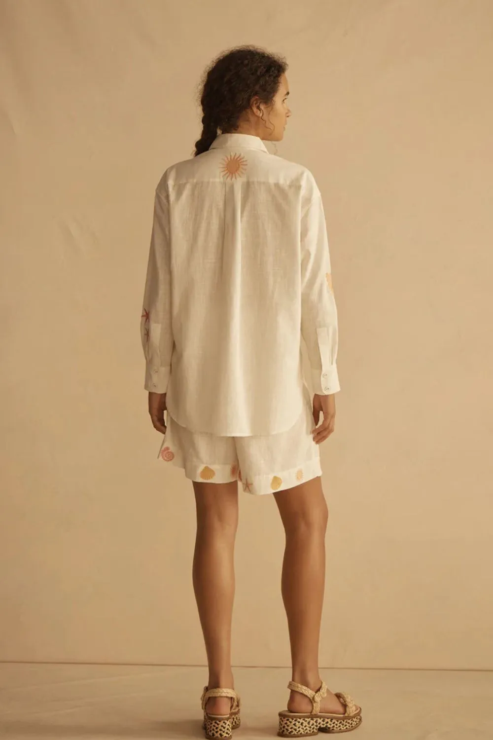 Embroidered Long Sleeve Shirt Alcio sold by Sand Dollar product image thumbnail 5