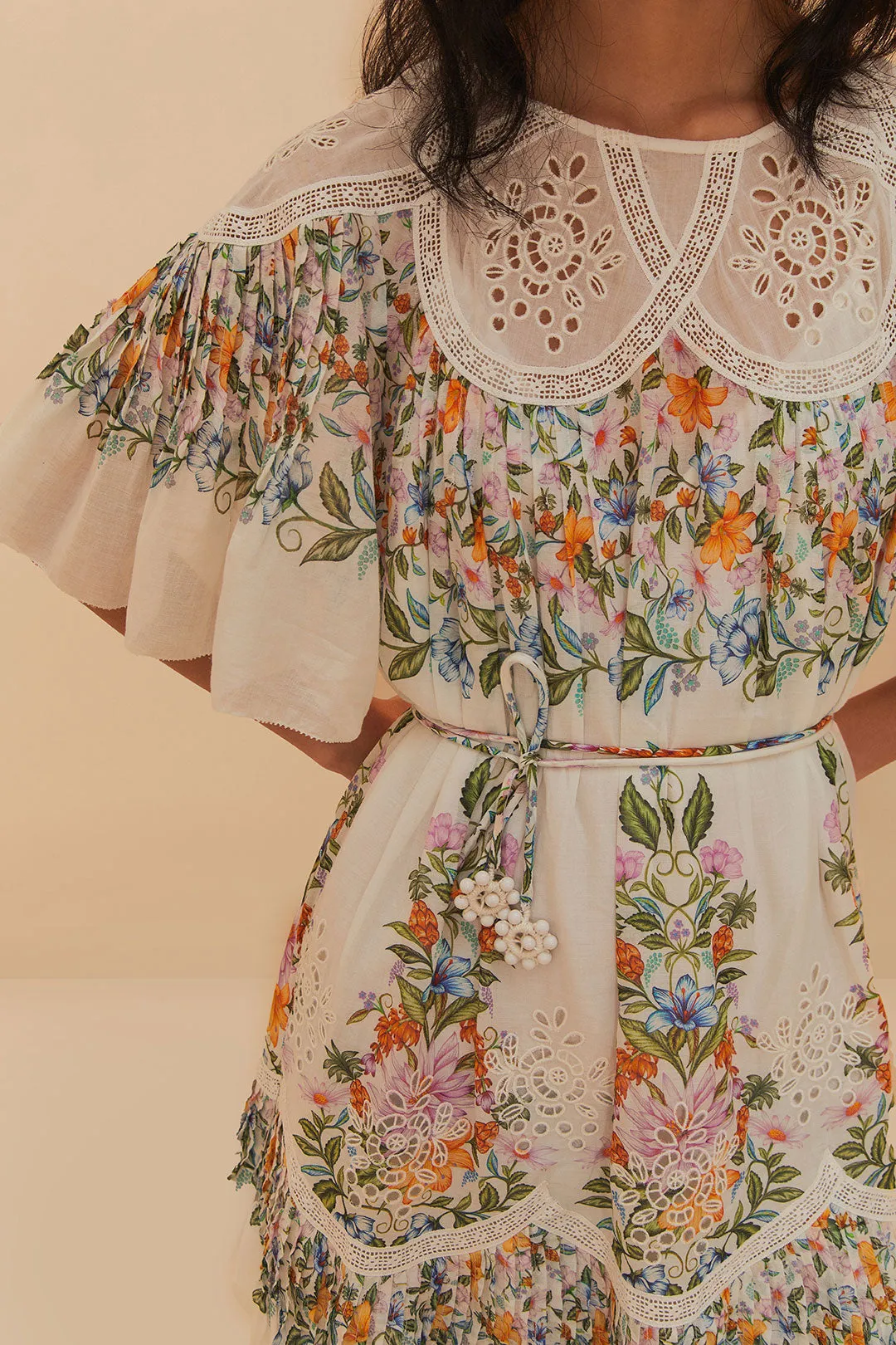 Sweet Bloom Bouquet Mini Dress sold by Sand Dollar product image thumbnail 5