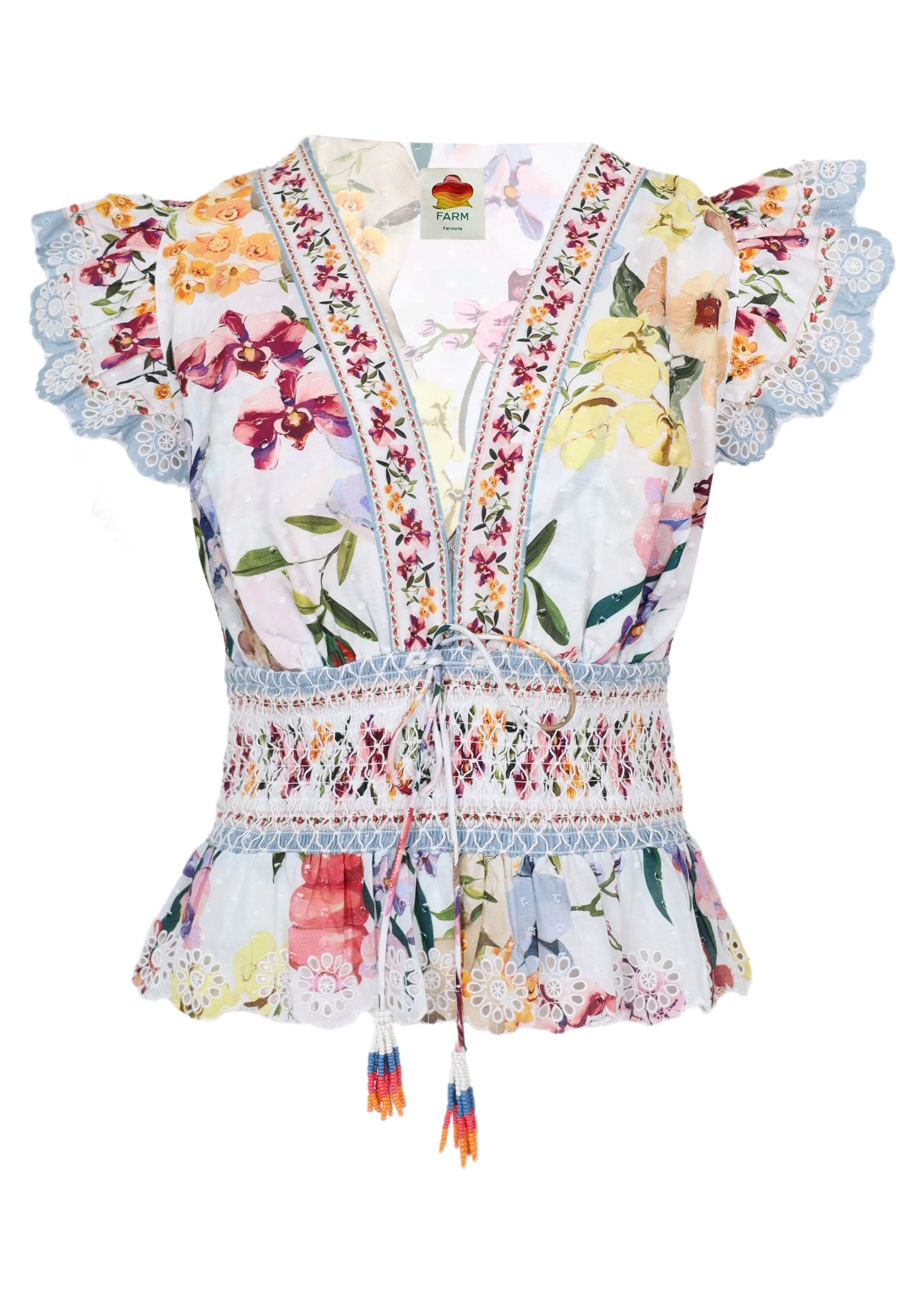 Greek Garden Blouse sold by Sand Dollar