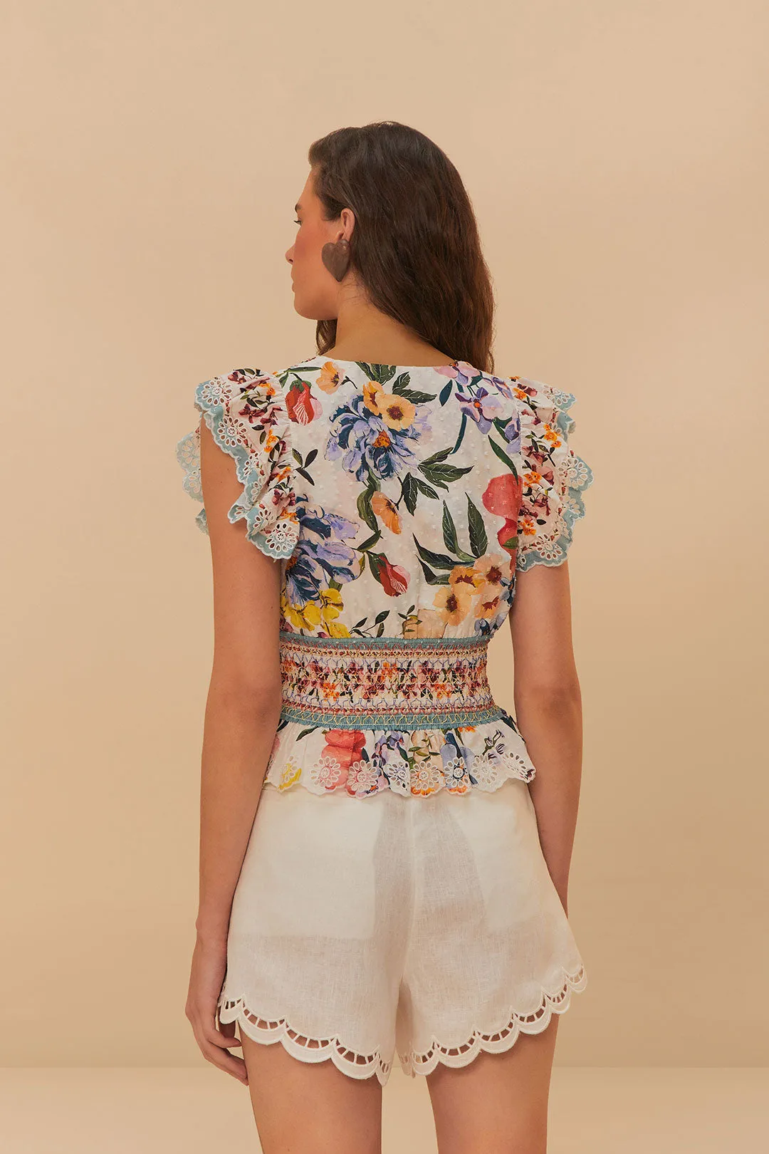 Greek Garden Blouse sold by Sand Dollar product image thumbnail 4