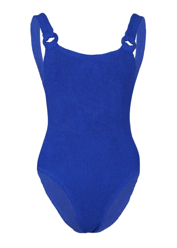 Domino Swim With Fabric Covered Hoops Royal Blue sold by Sand Dollar