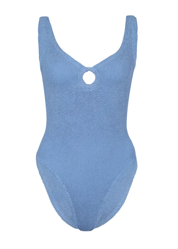 Celine Swim with Fabric Covered Hoops Cornflower sold by Sand Dollar