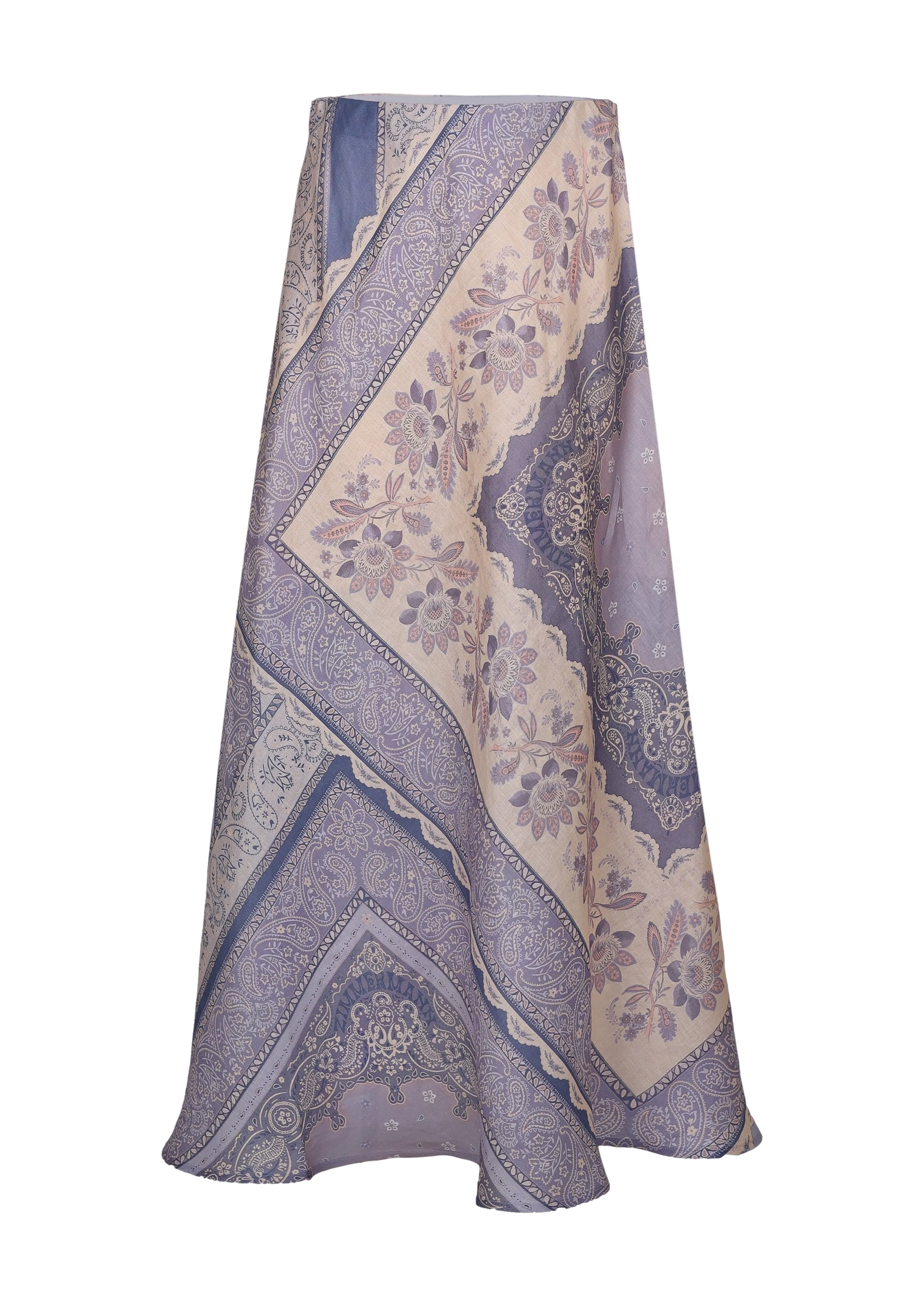 Lucky Bias Skirt Blue Bandana sold by Sand Dollar