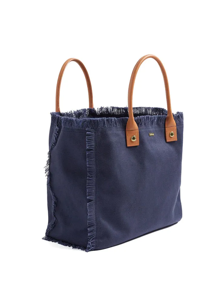 Cap Ferrat Bag Navy Tan sold by Sand Dollar product image thumbnail 2