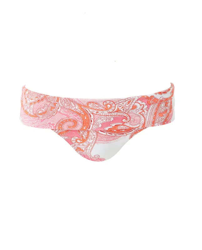 Fold Over Bikini Bottoms in Paisley Print sold by Sand Dollar