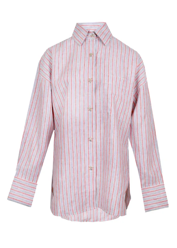 Shirt Orange Stripe sold by Sand Dollar